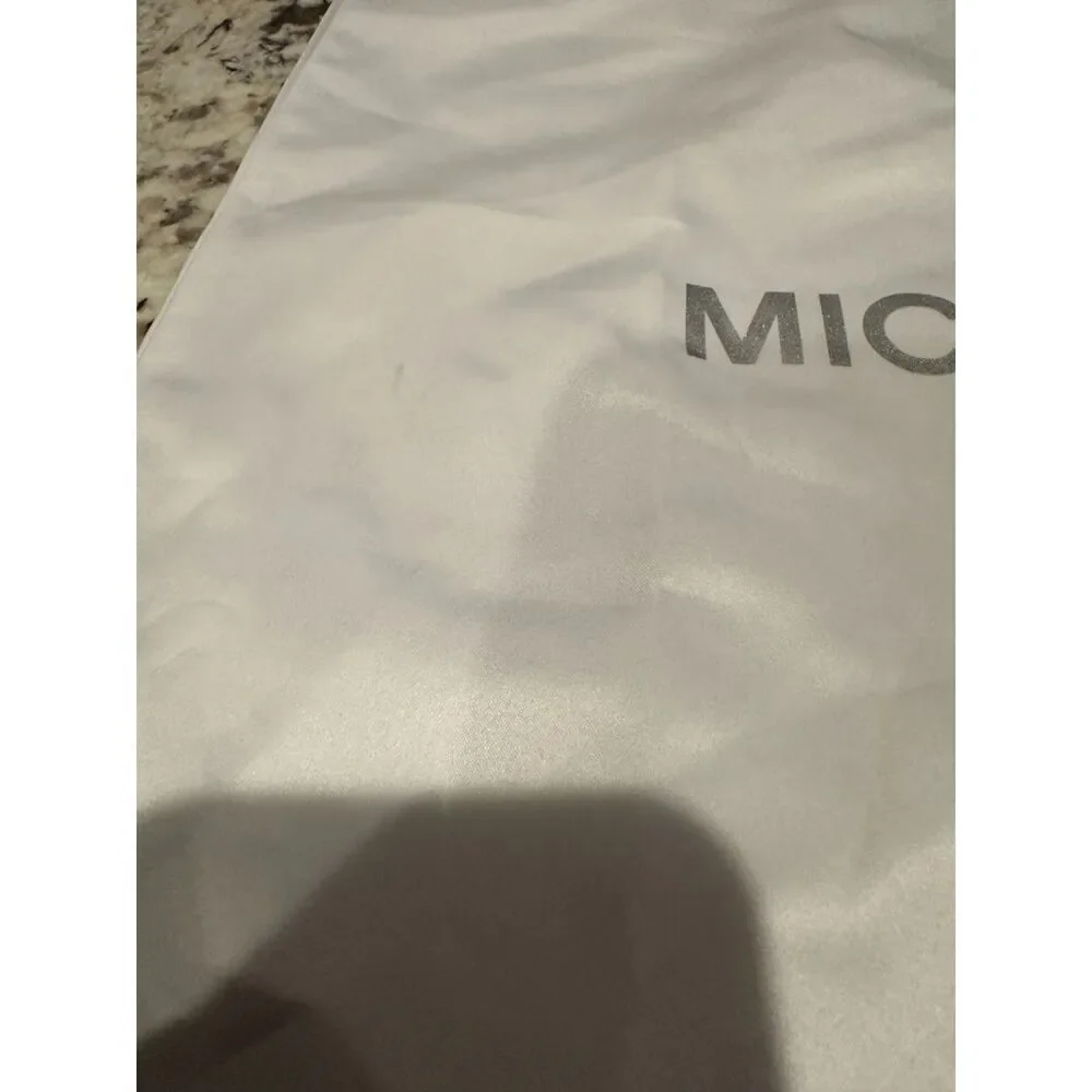 Michael Kors with Logo White Satin Drawstring Dust Bag 18x18